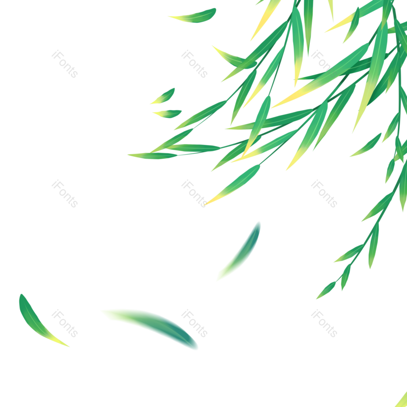 叶子图片,绿叶元素,树叶PNG,卡通树叶免抠素材